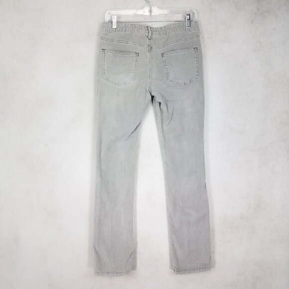 Anthropologie Pilcro & The Letterpress Size 29 Gray Vintage Slim Corduroy Jeans - Picture 4 of 11